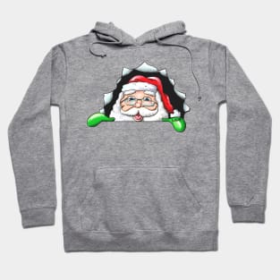 Santa Claus End 2020 happily 3D gift v2 Hoodie